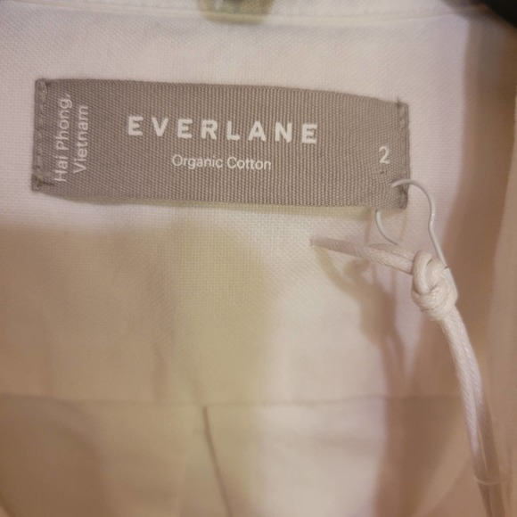Everlane white long sleeved button up NWT - Picture 3 of 9